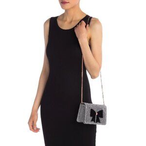 Ted Baker London Jeminna Velvet Bow Evening Bag